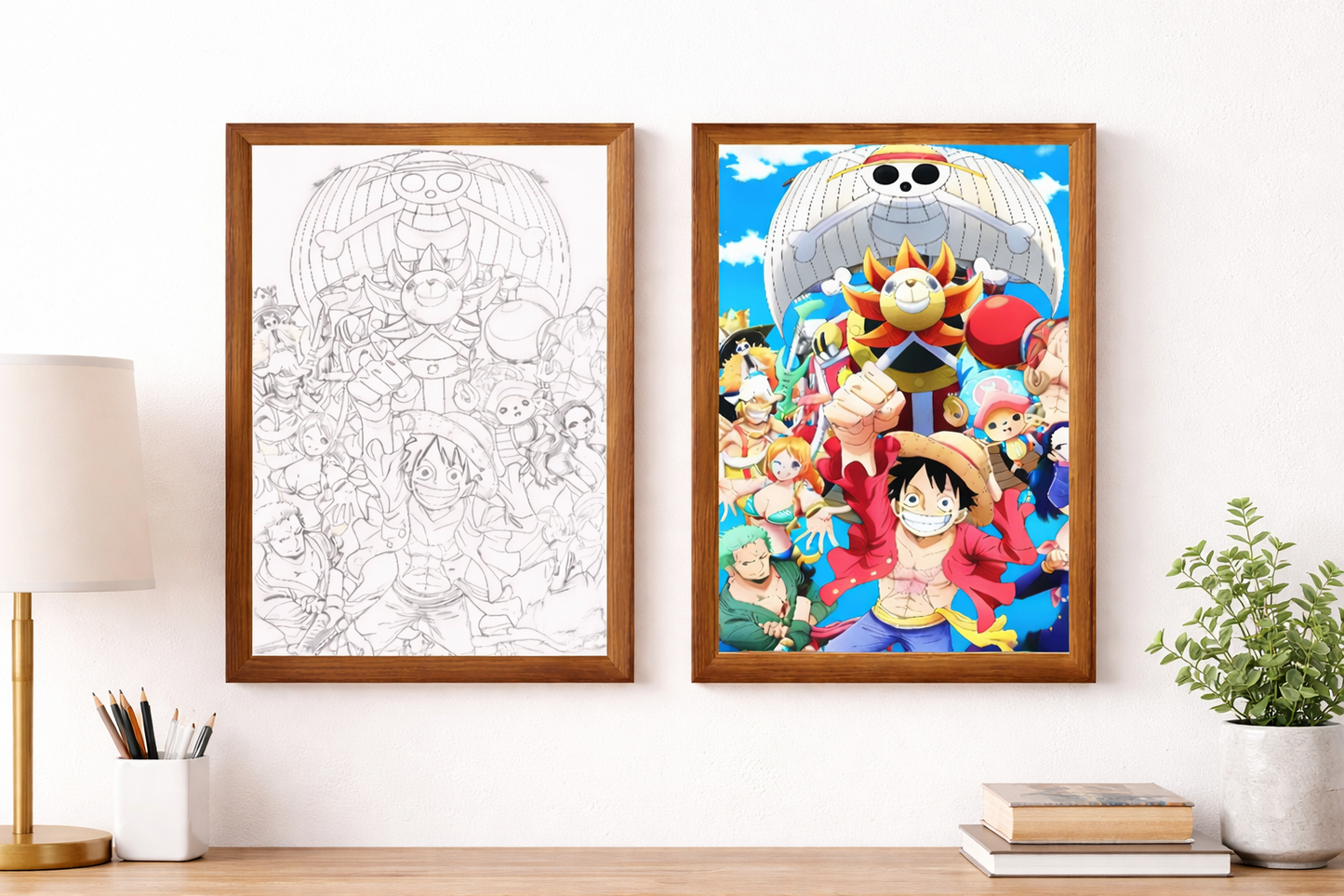 Cuadro Luminoso Anime LED