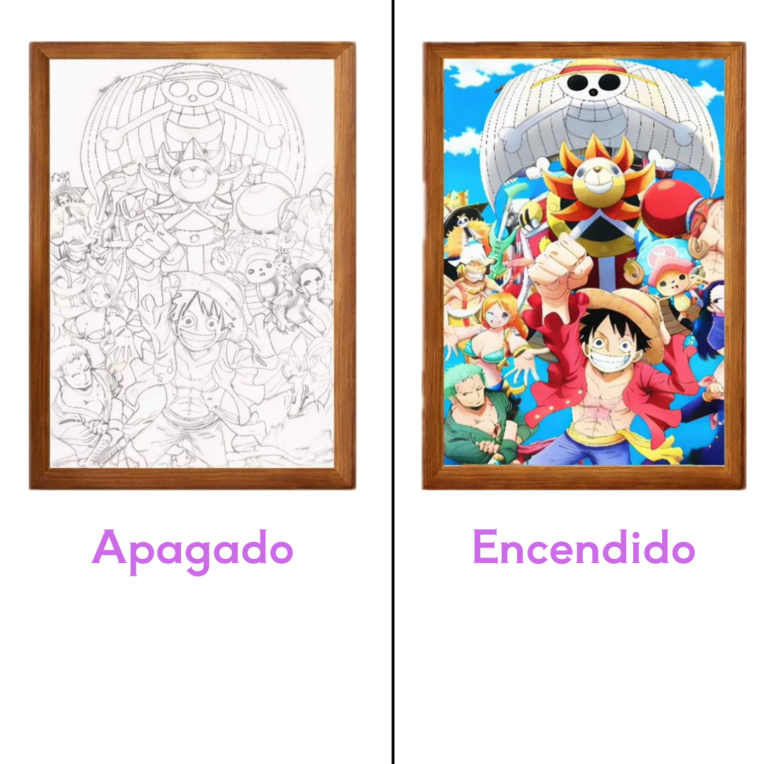 Cuadro Luminoso Anime LED